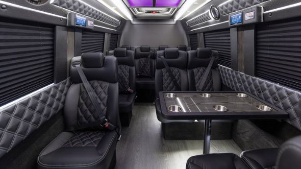 hampton 15 passenger sprinter van interior