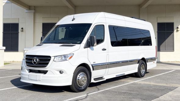 hampton wedding sprinter van rental