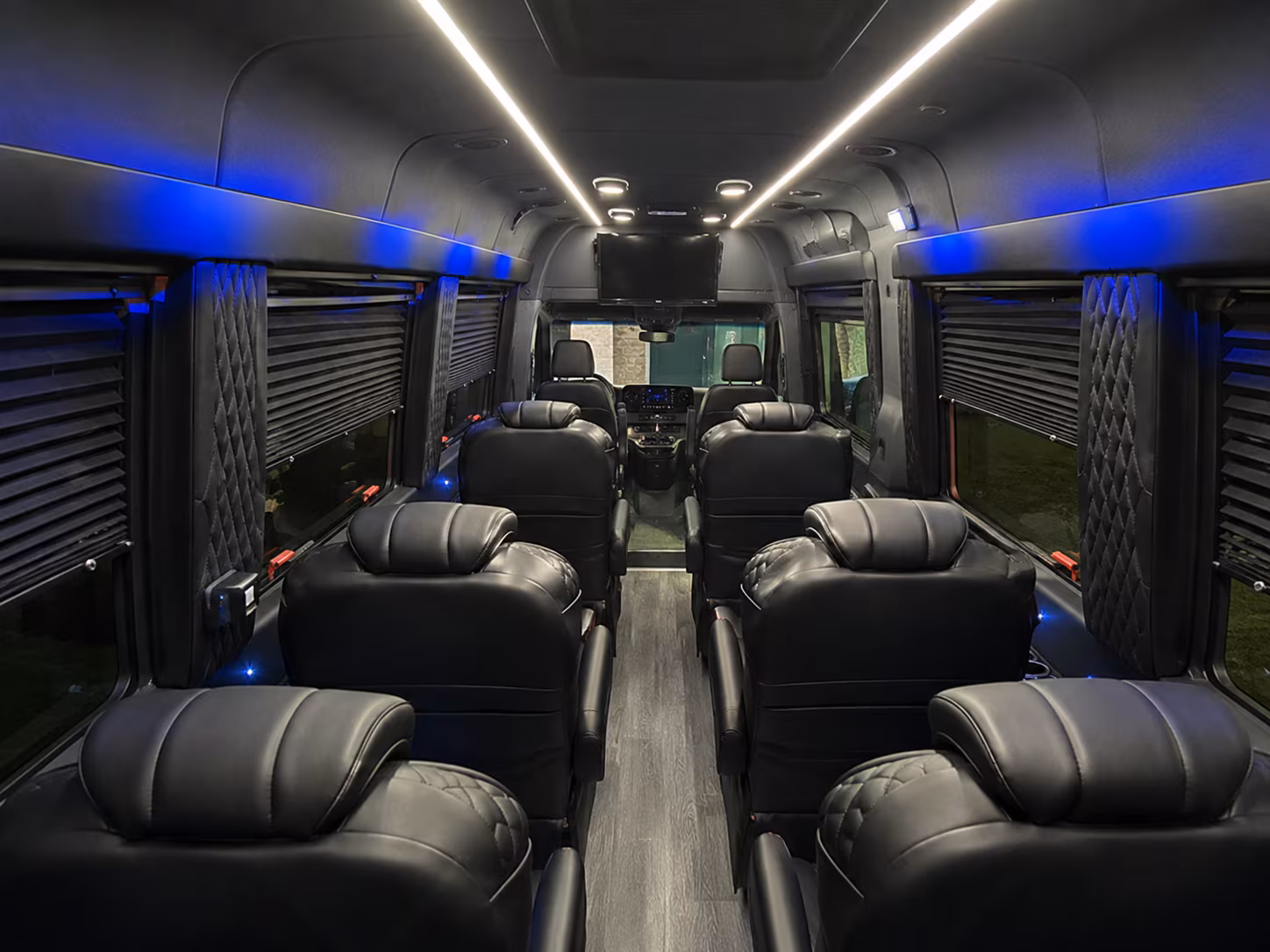 8 passenger sprinter van inside