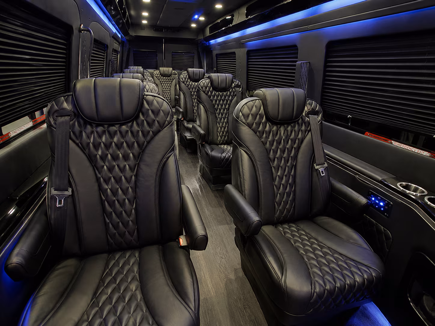 hampton 12 passenger sprinter van inside