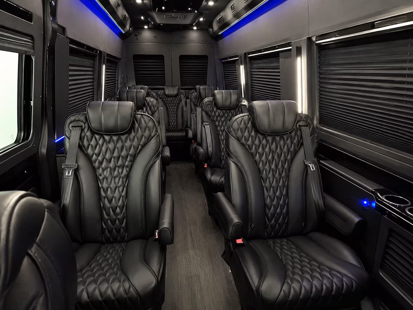 hampton 15 passenger sprinter van interior