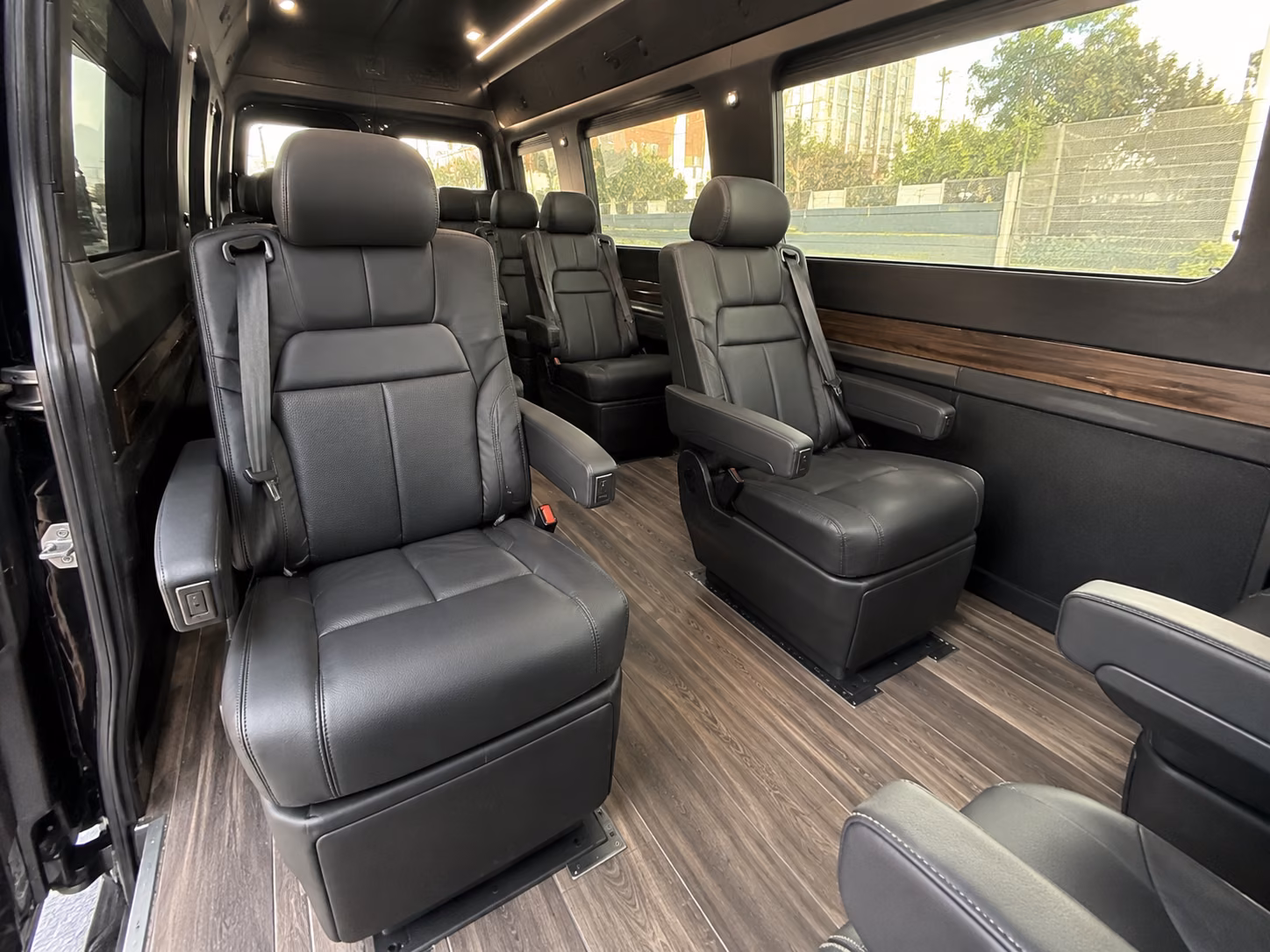 hampton 20 passenger sprinter van inside