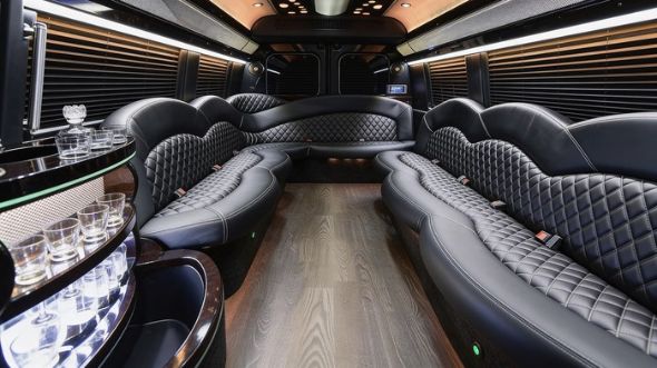 sprinter limousine inside hampton